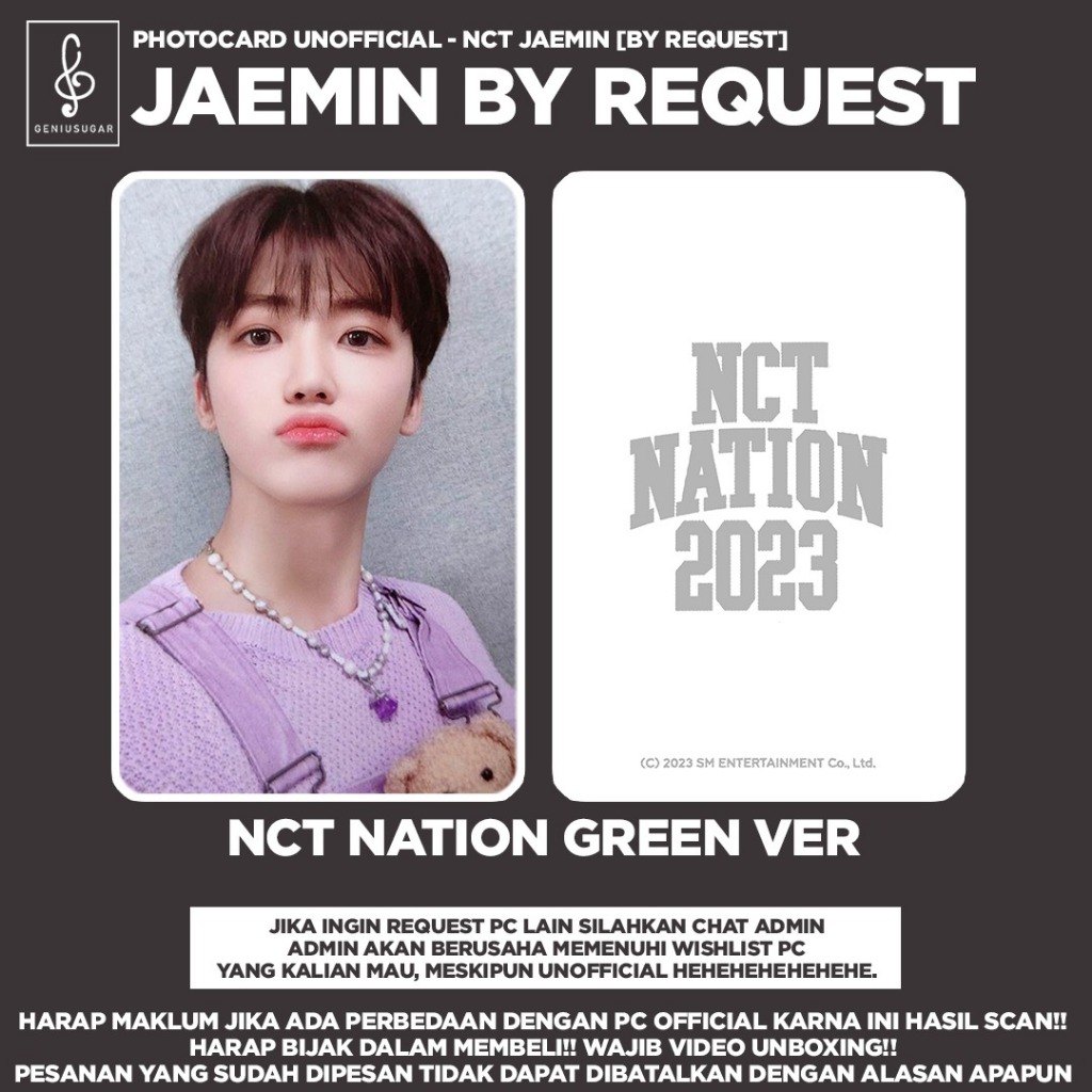Jual [NCT] JAEMIN GOLDEN AGE MUSIC PLANT NATION CANDY HAT