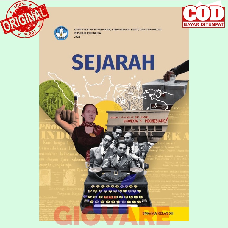 Jual BUKU SEJARAH KELAS 12 KURIKULUM MERDEKA ORIGINAL | SEJARAH SMA/MA ...