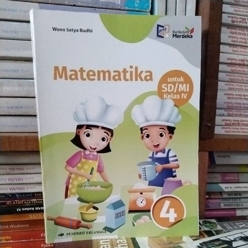Jual BUKU MATEMATIKA KELAS 4 SD KURIKULUM MERDEKA | Shopee Indonesia