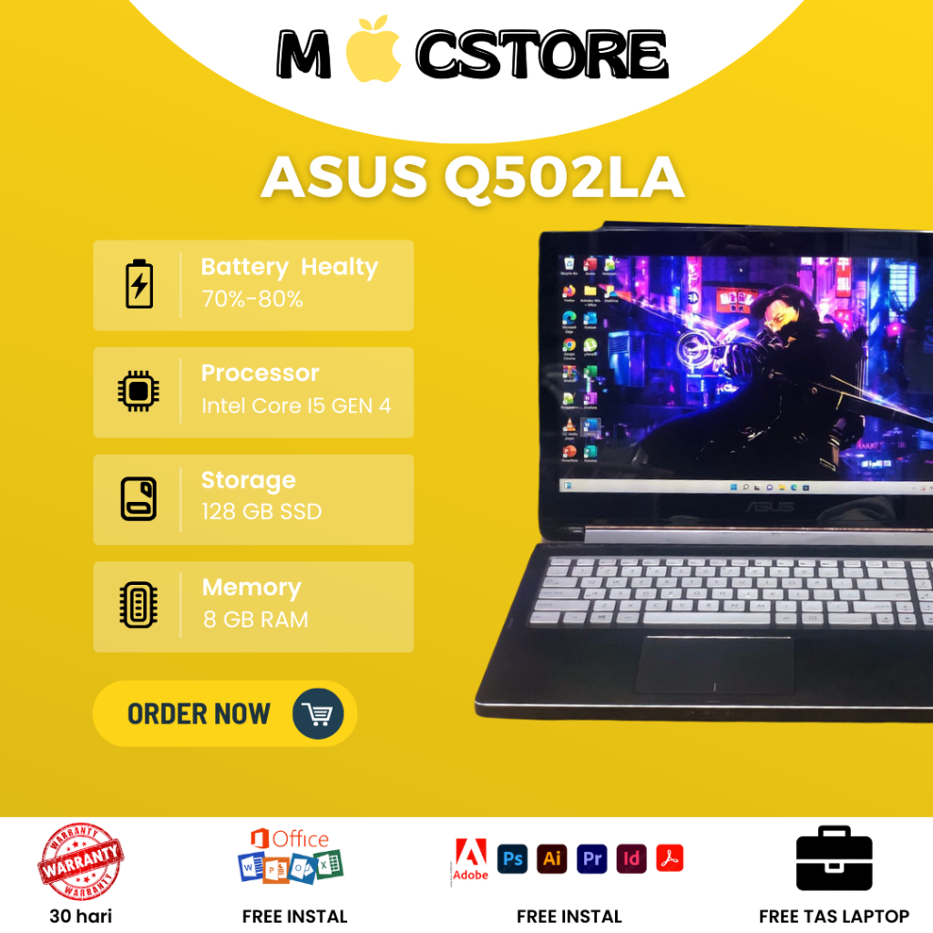 Jual ASUS Q502LA I5 GEN 8 | Shopee Indonesia