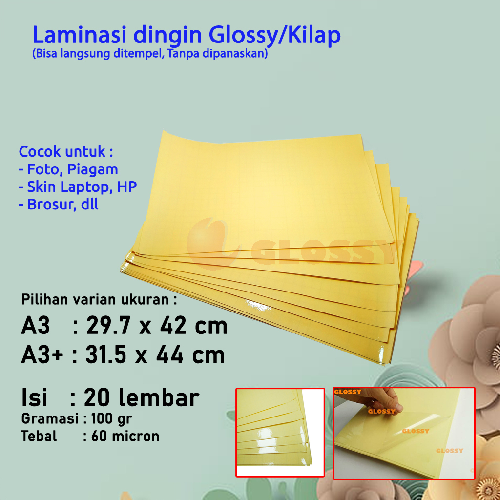 Jual Laminasi Matte Doff A3 Shopee Indonesia