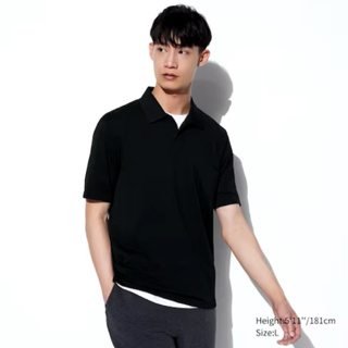 Jual UNIQLO Men Polo Shirt Kaos Olahraga Pria DRY EX Lengan Pendek