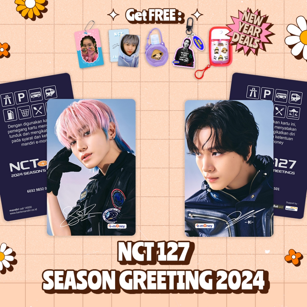 Jual EMONEY BRIZZI FLAZZ TAPCASH NCT 127 SEASON GREETING 2024 / NCT127 ...