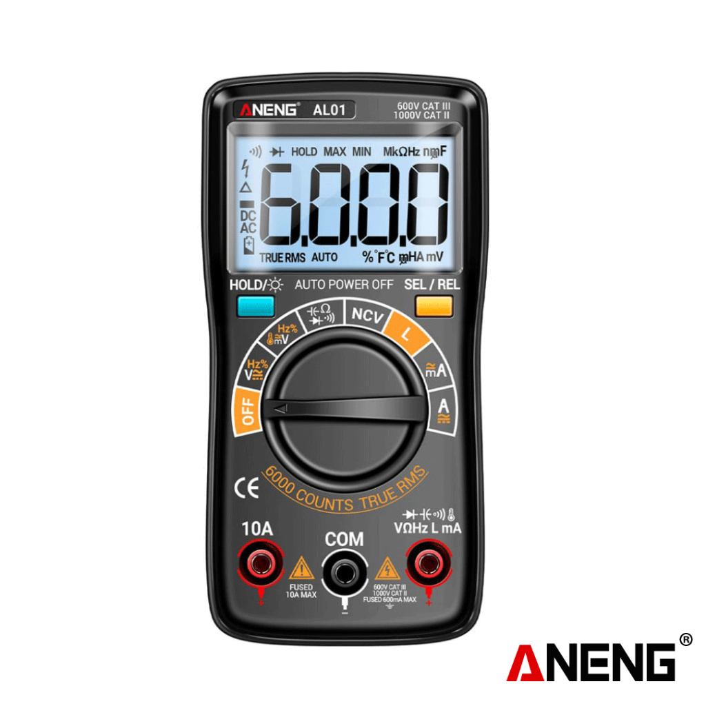 Jual Aneng AL01 Inductance Digital Multimeter AC/DC Voltage Meter ...