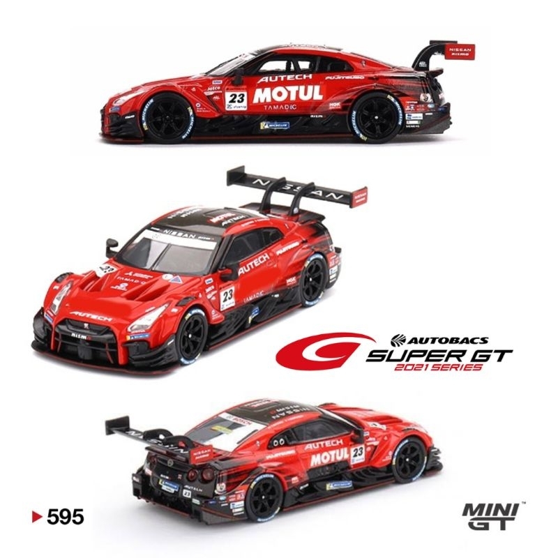 Jual Mini GT 595 - Nissan GT R Nismo GT500 #23 Motul Autech GT-R Nismo ...