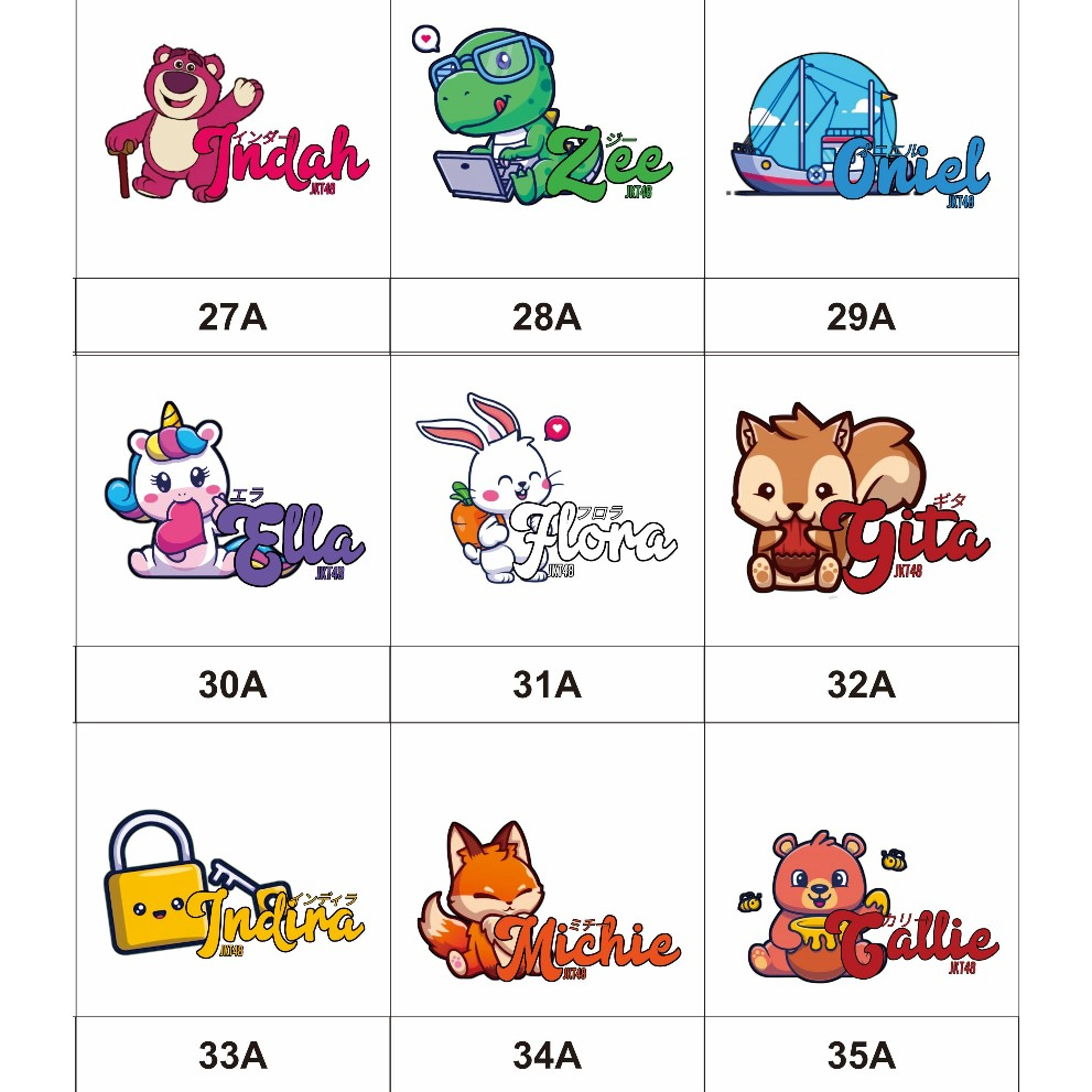 Jual Stiker JKT48 | Shopee Indonesia