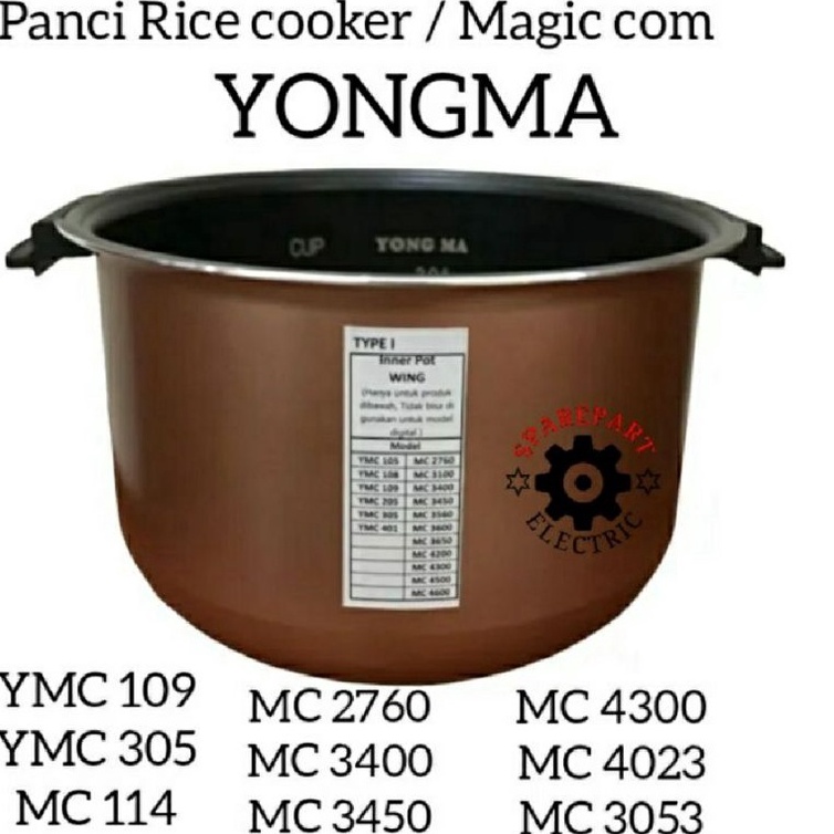 Jual Panci Teflon Magic Com Rice Cooker Miyako Liter Liter Liter