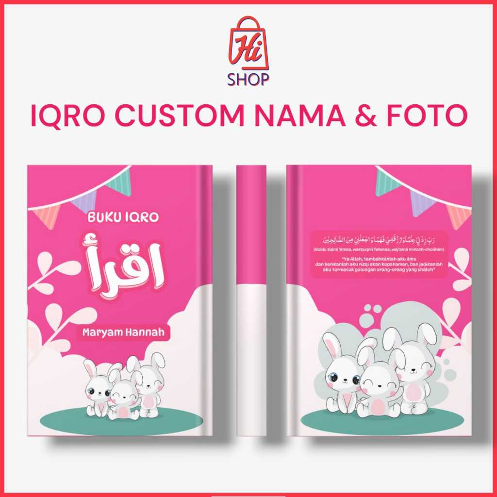 Jual Buku Iqro Milenial Custom Full Color Hardcover Softcover (Free ...