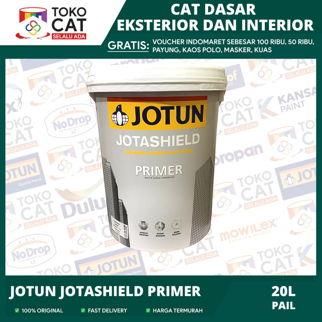 Jual Cat Dasar Eksterior Premium Jotun Jotashield Primer Kemasan 20 Liter Pail Cat Dasar 7103