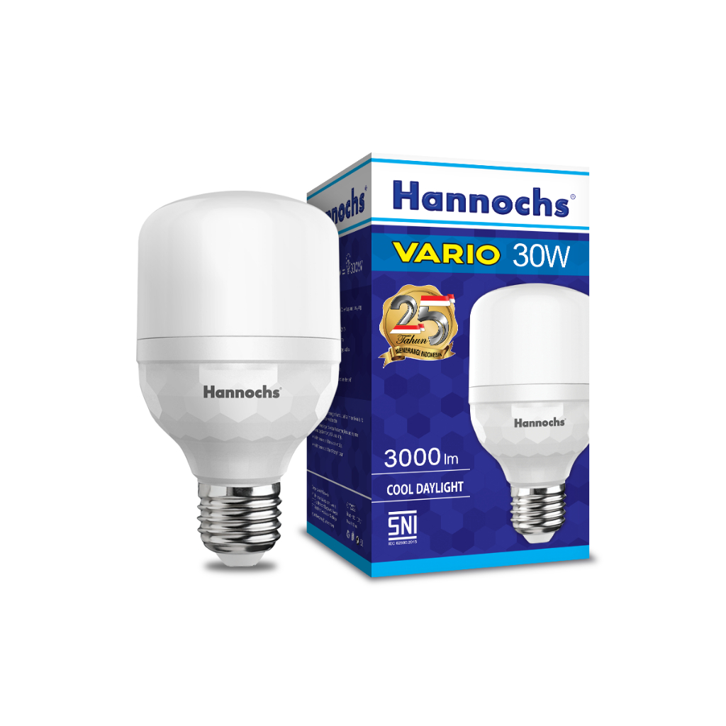 Jual Lampu Hannoch Vario Watt Led Penerangan Hemat Listrik Shopee Indonesia