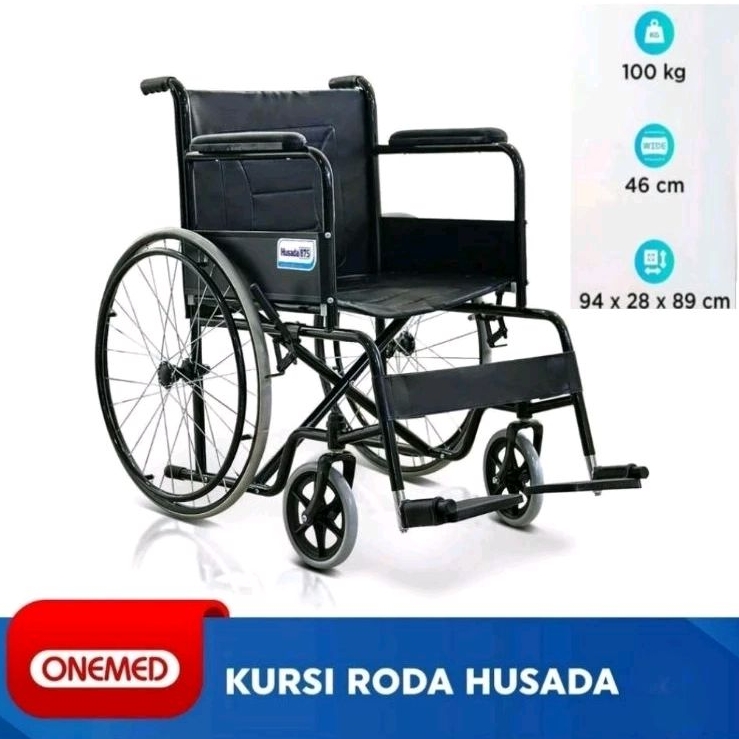 Jual Kursi Roda Standard / Kursi Roda Rumah Sakit / Wheelchair / Kursi ...