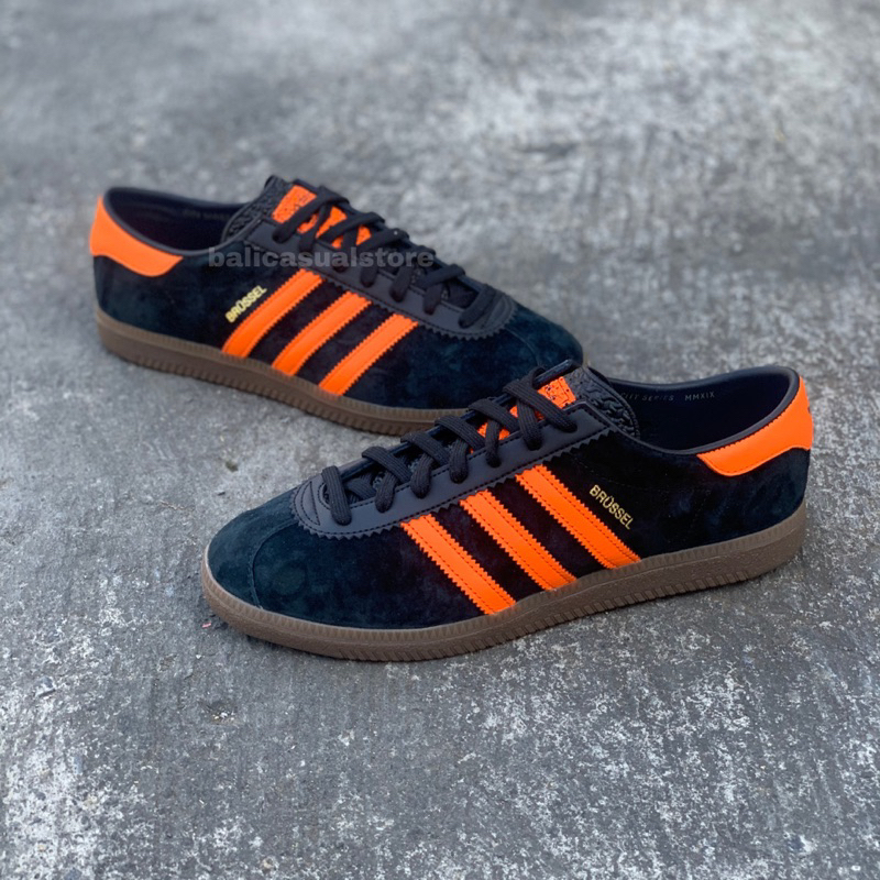 Adidas brussels black orange online