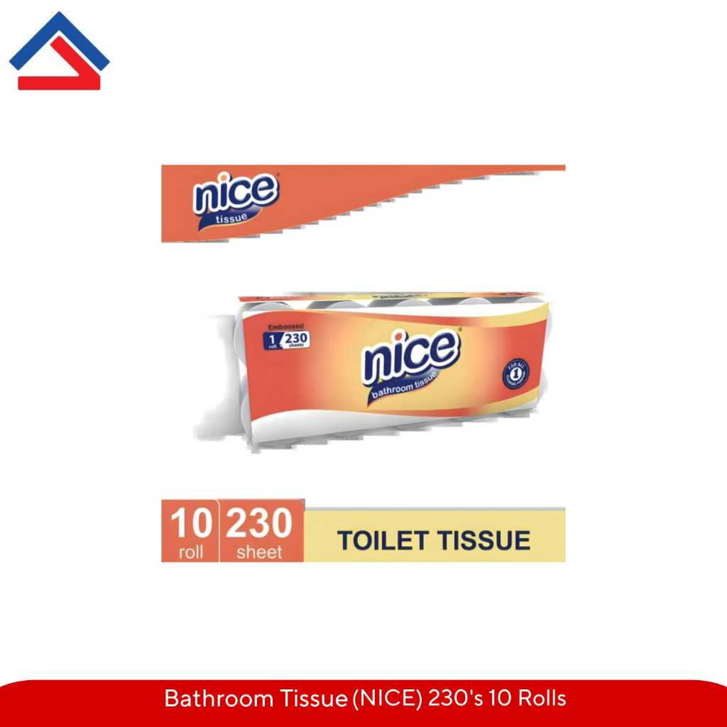 Jual Bathroom Tissue Nice 230's 10 Rolls (Tisu Toilet) | Shopee Indonesia