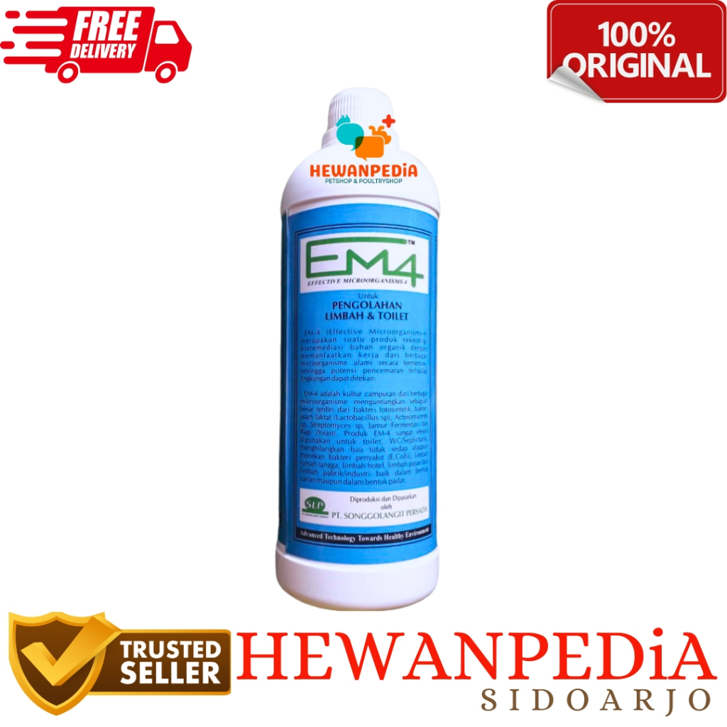 Jual EM4 TOILET LIMBAH 1 L Liter - EM 4 Penghilang Bau Toilet Dapur ...