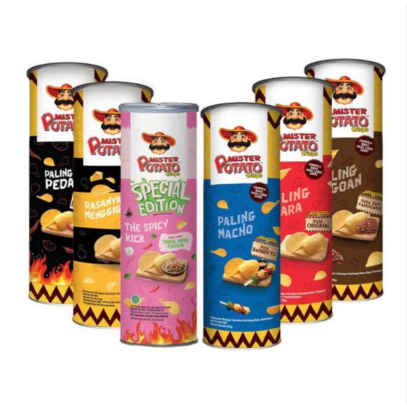 Jual All varian - Mister Potato Ghost Pepper Kripik Pedas Kripik ...