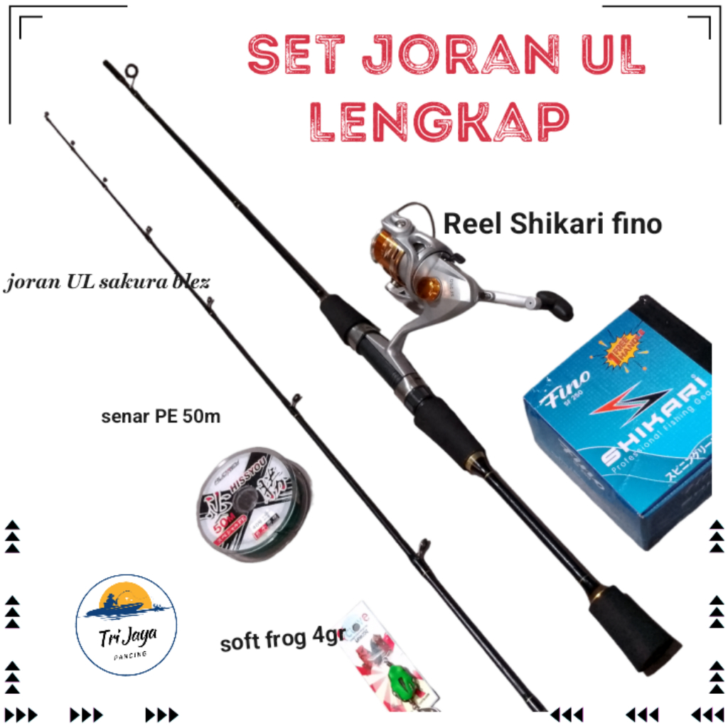 Jual 1 Set Lengkap Joran Cating BISA COD Shopee Indonesia