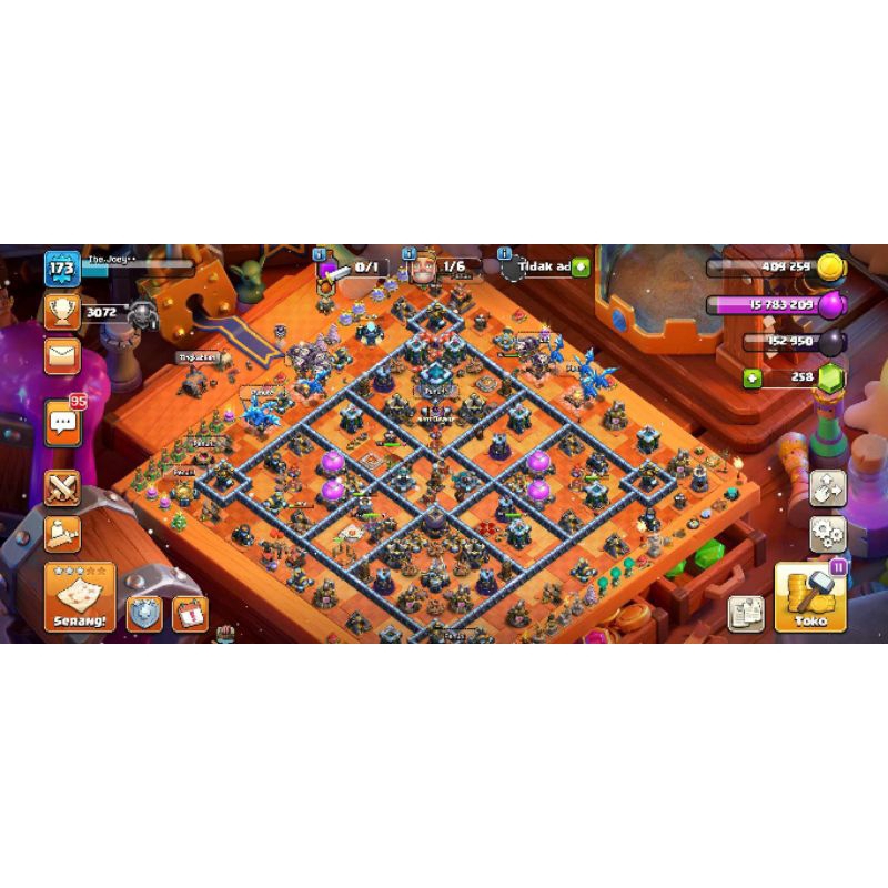 Jual AKUN COC TH 13 MAX FULL PAKET SULTAN Shopee