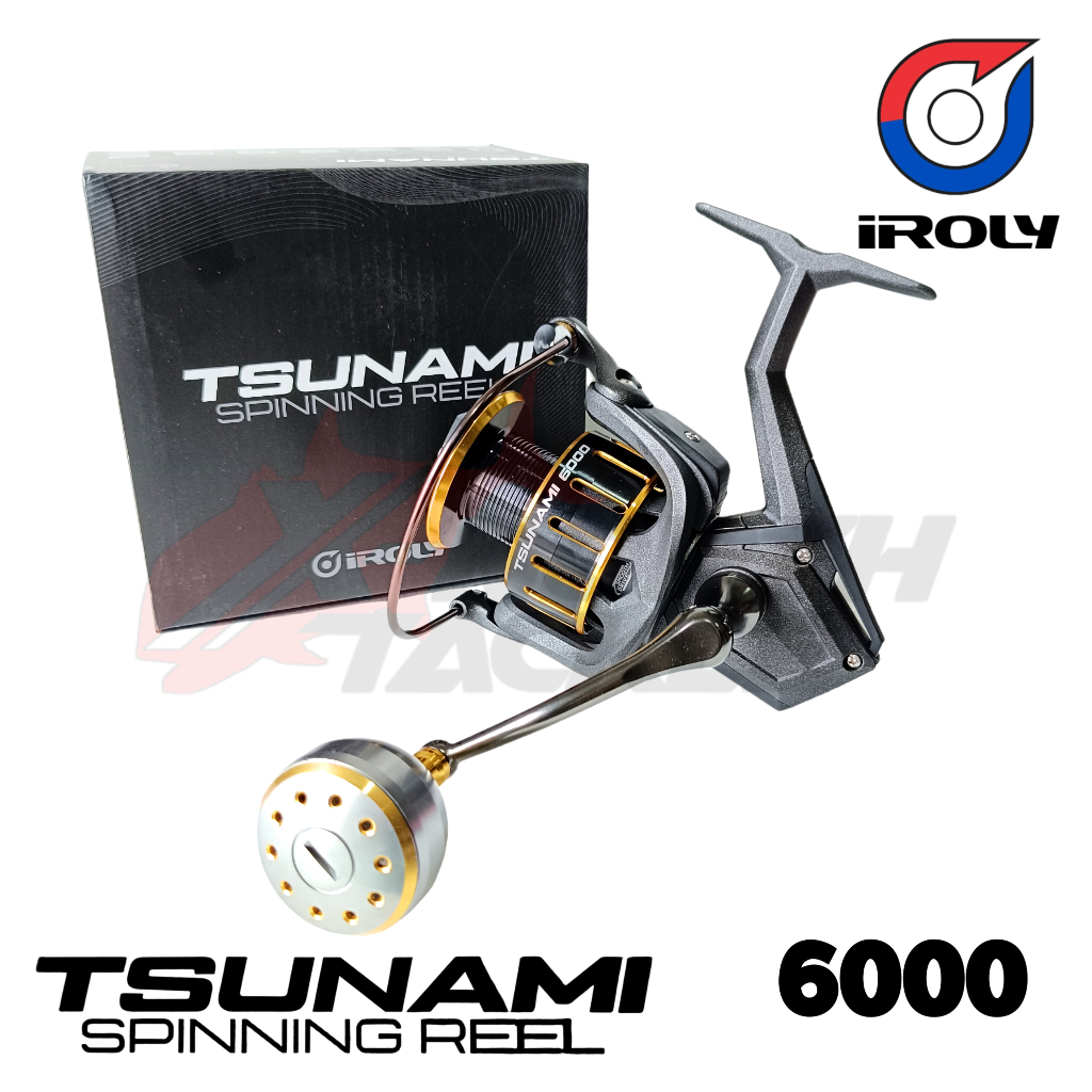 Jual REEL IROLY TSUNAMI SALTWATER POWER HANDLE 1000 2000 3000 4000 6000