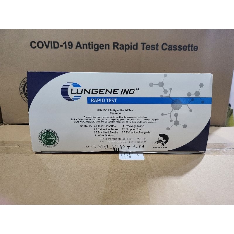 Jual Antigen Lungene Nasal Isi Pcs Alat Test Covid Kemenkes Original Shopee Indonesia