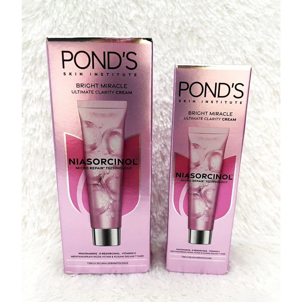 Jual Ponds Bright Miracle Ultimate Clarity Cream Niasorcinol 40gr