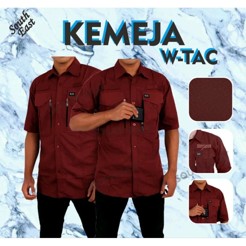 Jual Kemeja Tactical W Tac Original Lengan Pendek Kemeja W Tac Kemeja