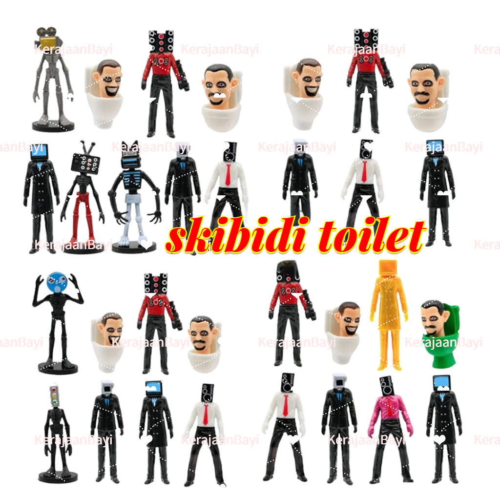 Jual Mainan Skibidi Toilet Siren Head Figure Pajangan/Mini Skibidi Toilet  Titan King Monitor Model Building Blocks Mainan Edukasi Titan TV Man/Titan  cameraman/Titan Speakerman | Shopee Indonesia