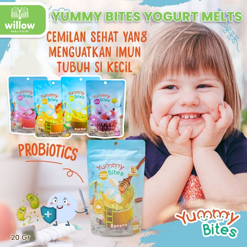 Jual YUMMY BITES YOGURT MELTS SNACK BAYI 20GR Shopee Indonesia