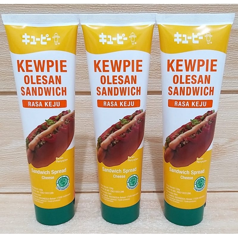 Jual Kewpie Olesan Sandwich Rasa Keju 150gr / Kewpie Keju / Sandwich ...