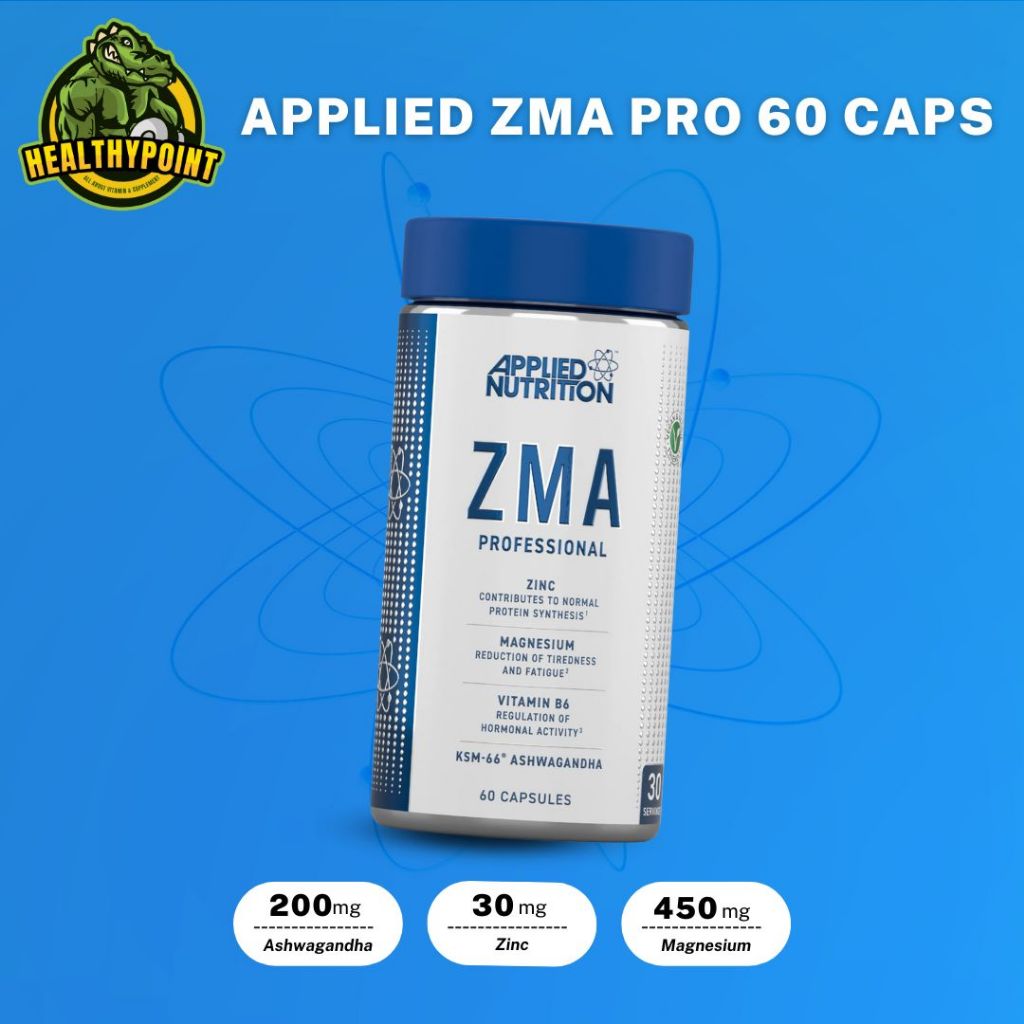 Jual Applied Nutrition ZMA Pro Zinc Magnesium B6 + Ashwagandha Shopee Indonesia