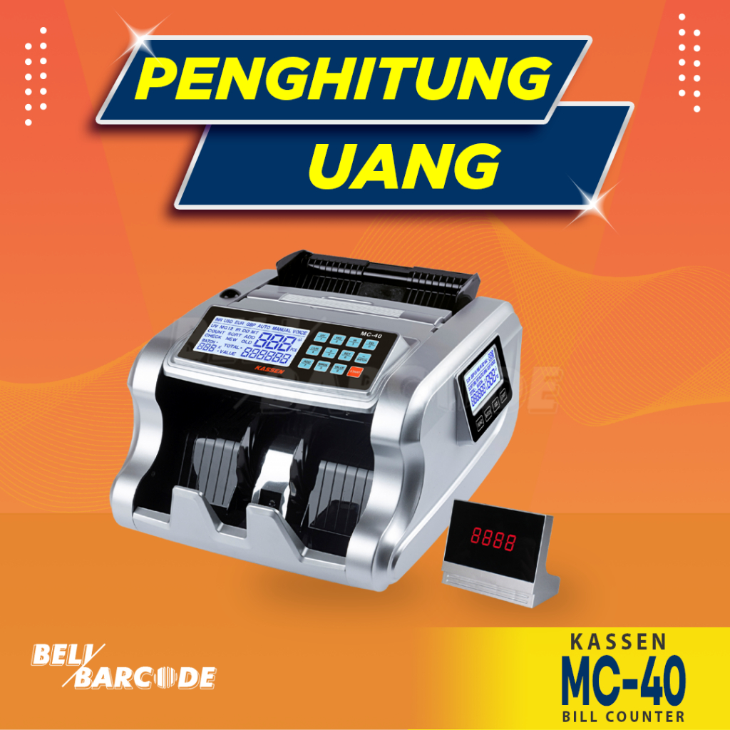 Jual Mesin Penghitung Uang Kassen Mc40 Mc 40 Mc 40 Bill Counter Bank Shopee Indonesia