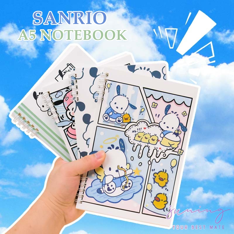 Jual Notebook A5 Sanrio | RING BOOK SANRIO | Buku Jurnal Buku Catatan ...