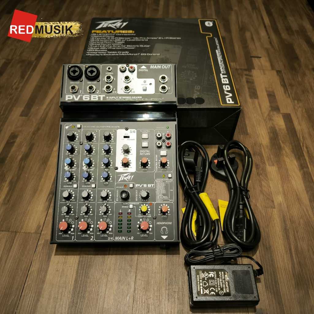 Jual Mixer Peavey PV6BT Mixer 6 Channel Peavey PV6BT PV 6BT Shopee