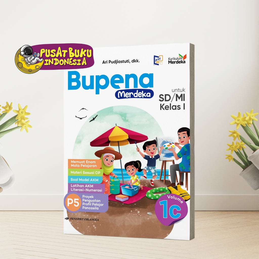 Jual Buku Pelajaran BUPENA Merdeka Kelas 1C SD/MI: Juara Sejati dengan ...
