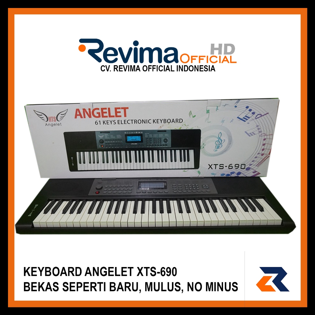 Jual Keyboard ANGELET XTS-690 Bekas Seperti Baru_Normal No Minus ...