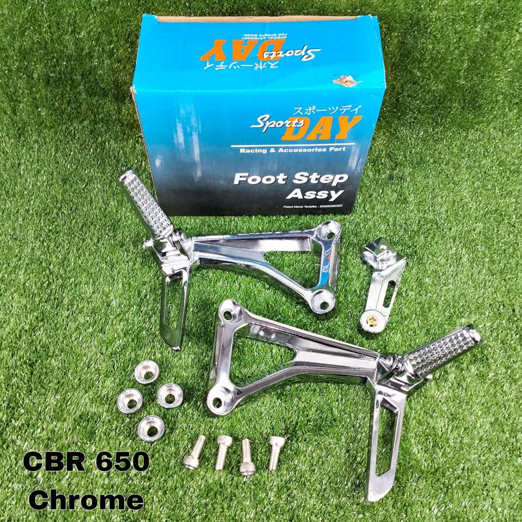 Jual footstep cbr 650 day power footstep belakang CBR 650 CHROME set ...