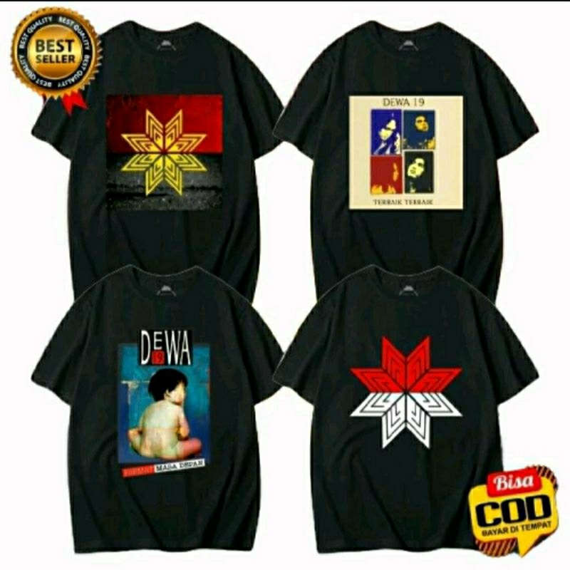 Jual Kaos Band Dewa 19 Kaos Musik Dewa 19 Shopee Indonesia