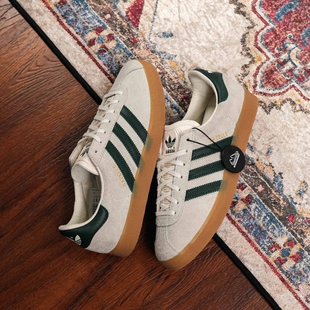 Adidas Gazelle Indoor 85 Off White Green