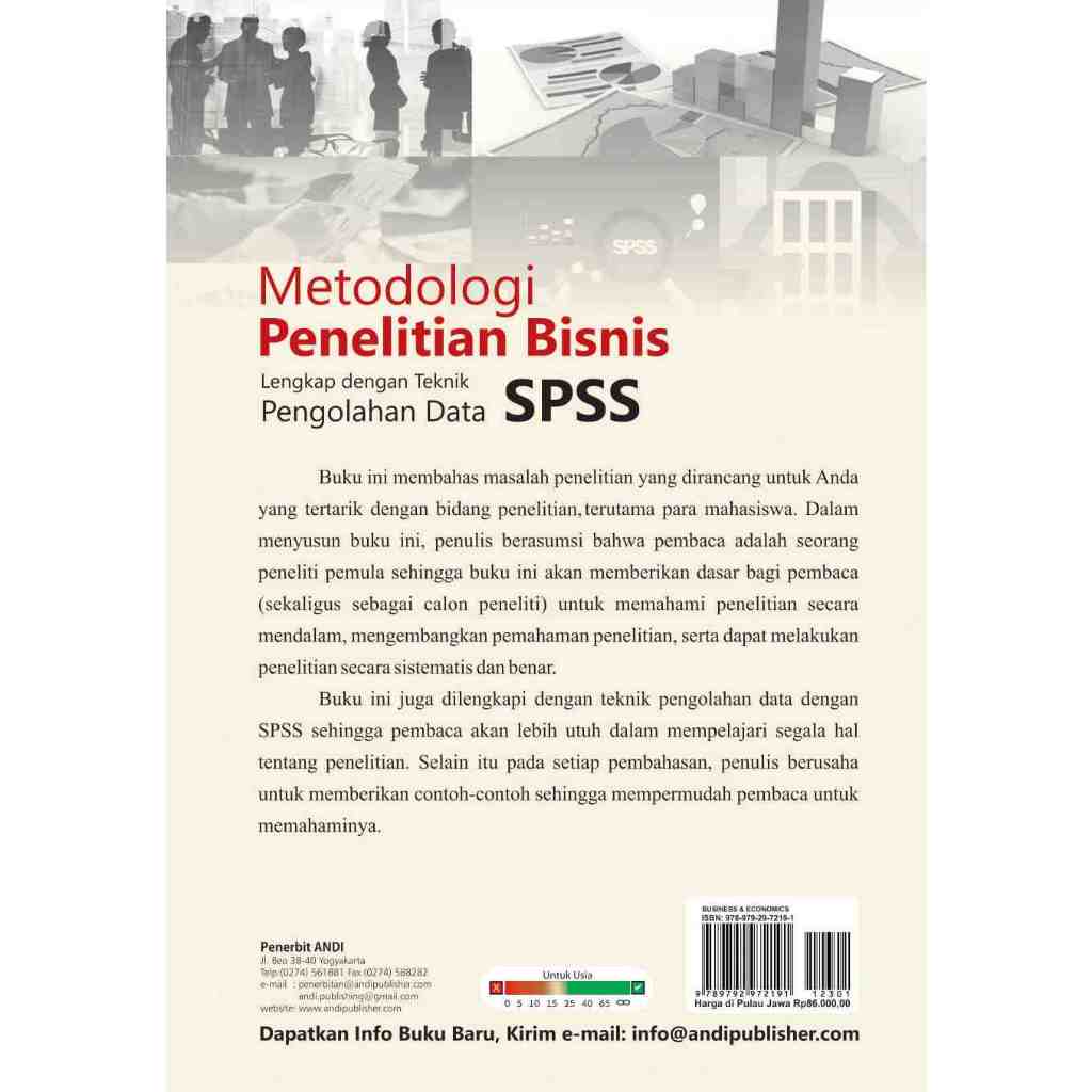 Jual Buku Metodologi Penelitian Bisnis, Lengkap Dengan Teknik ...