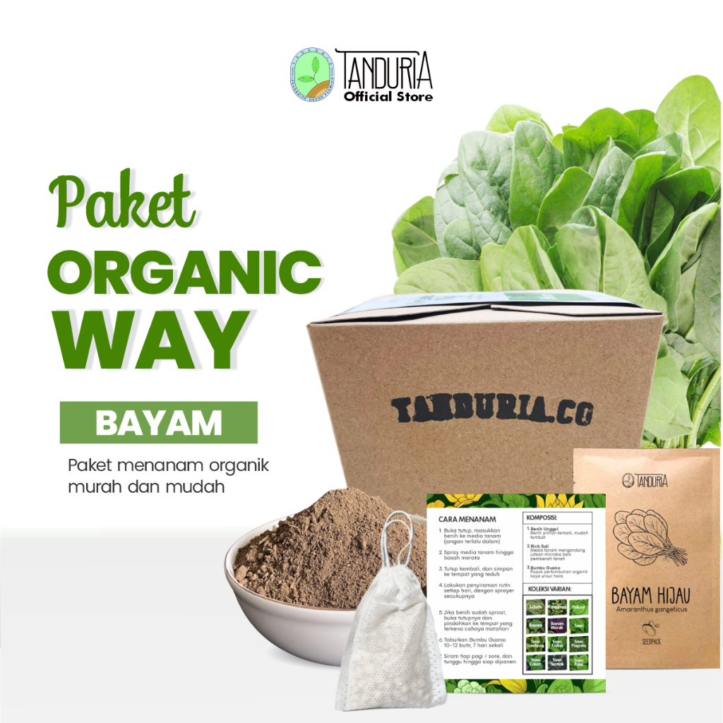 Jual TANDURIA - Paket Kebun Organic Way Sayuran Lengkap Paket Berkebun ...