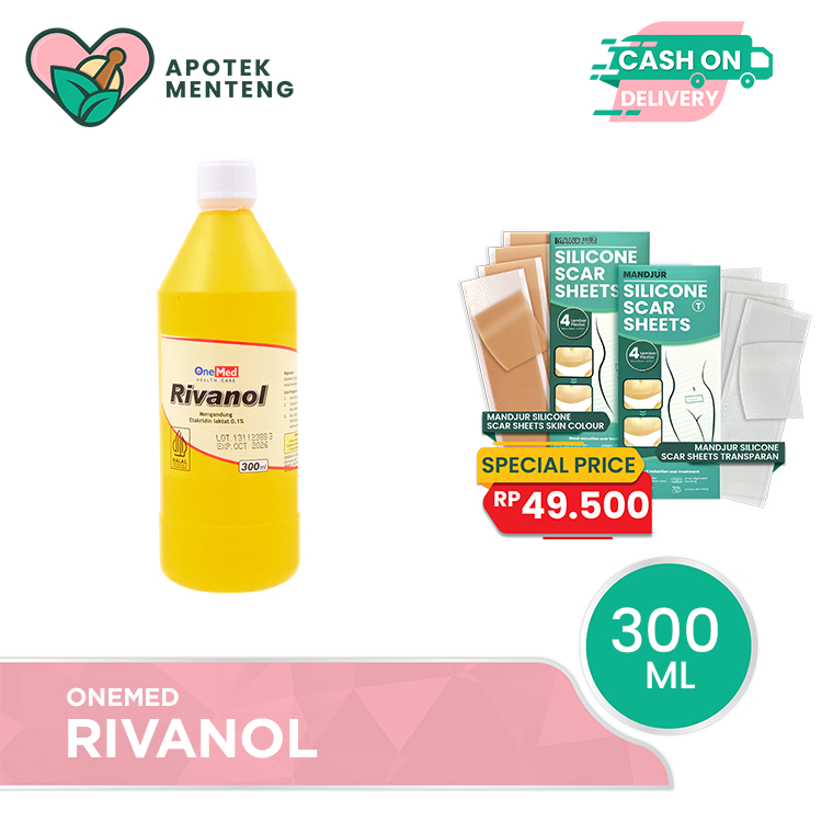 Jual Onemed Rivanol 300 mL - Cairan Antiseptik Luka | Shopee Indonesia