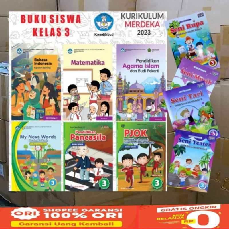 Jual BUKU KELAS 3 SD KURIKULUM MERDEKA SD / MI KELAS III | Shopee Indonesia