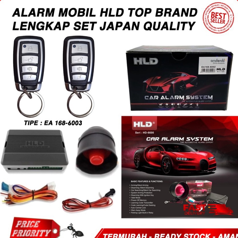 Jual Alarm Mobil Remote HLD Premium Japan Premium Line Sport Set ...