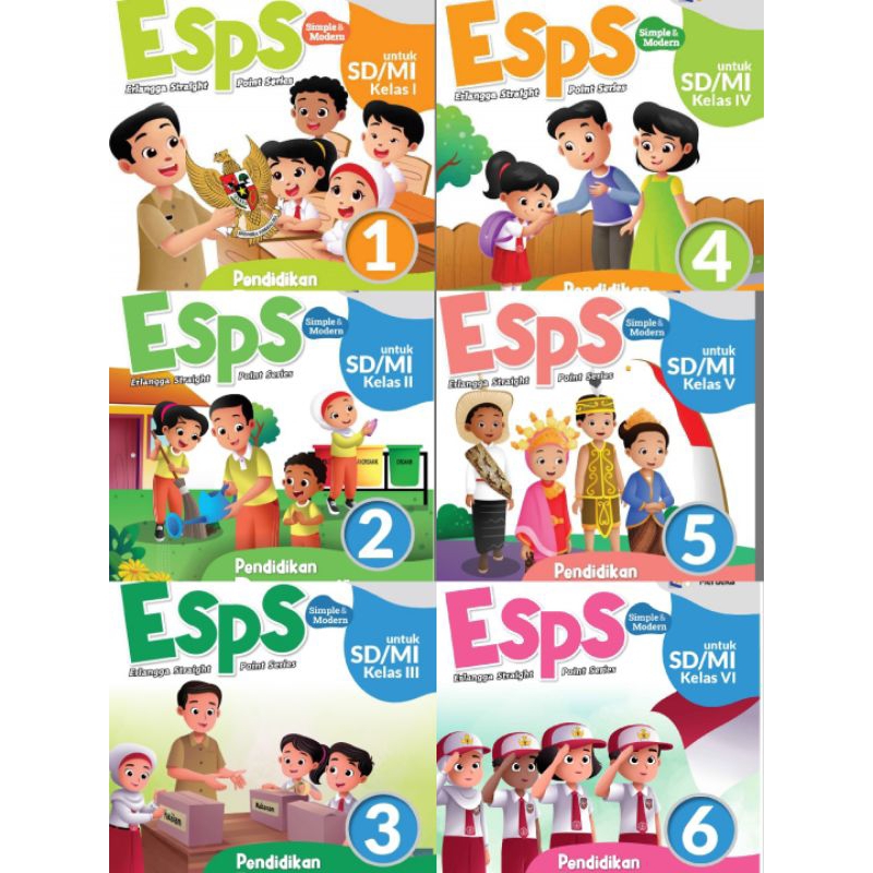 Jual Buku Esps Pendidikan Pancasila PKN Kls 1 2 3 4 5 6 Erlangga ...