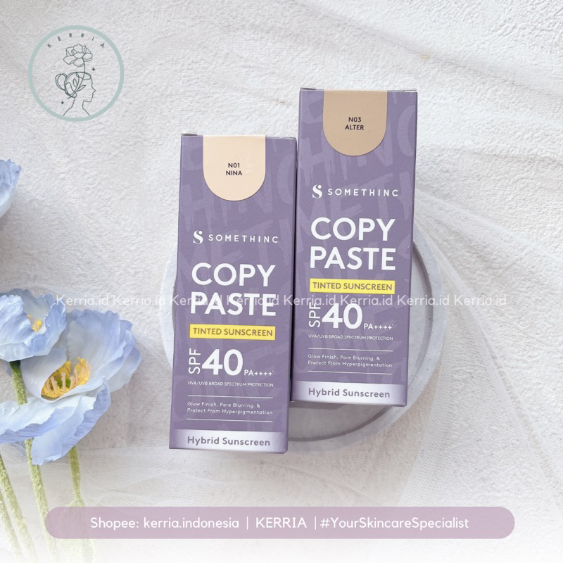 Jual (KERRIA ID) SOMETHINC Copy Paste Tinted Sunscreen SPF 40 PA ...