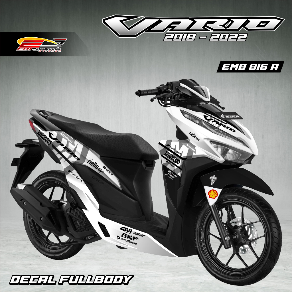 Jual STIKER FULL BODY MOTOR VARIO 125 TERBARU-STIKER VARIO FULL BLOK ...