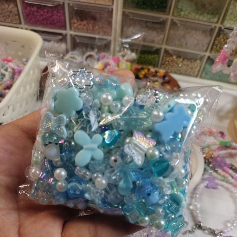 Jual Paket meronce manik manik gelang cincin kalung | Shopee Indonesia