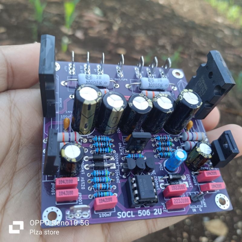Jual Kit driver power amplifier SOCL 506 TEF double layer 2U cocok