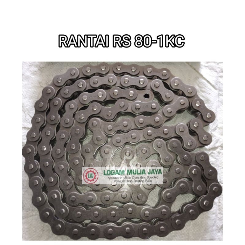 Jual ROLLER CHAIN RS 80 SINGLE RS 80 X 1R RS-80 RS80 -1 RS 80-1 RANTAI ...