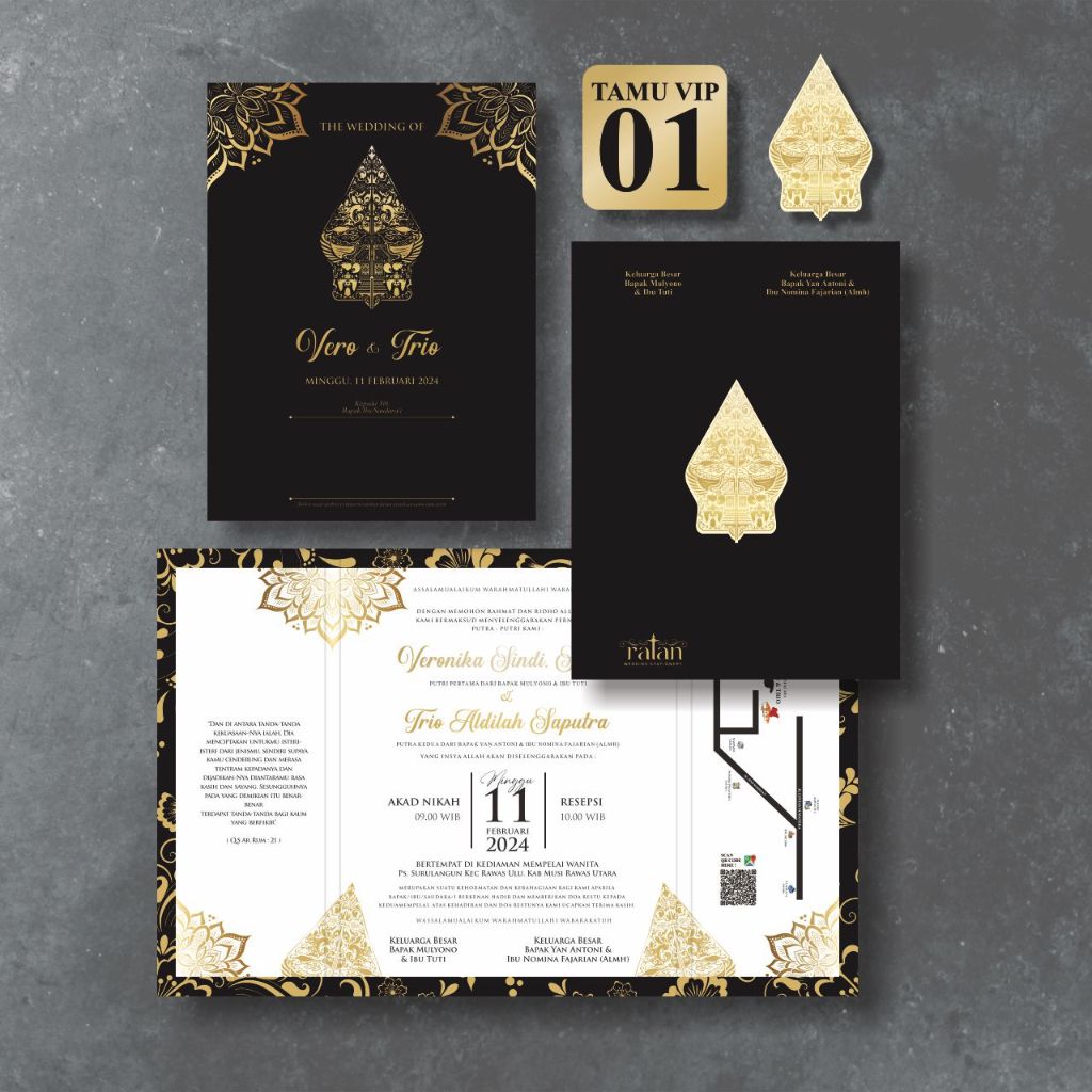 Jual UNDANGAN MEWAH TAMU VIP - TRIPLE HARDCOVER | Shopee Indonesia