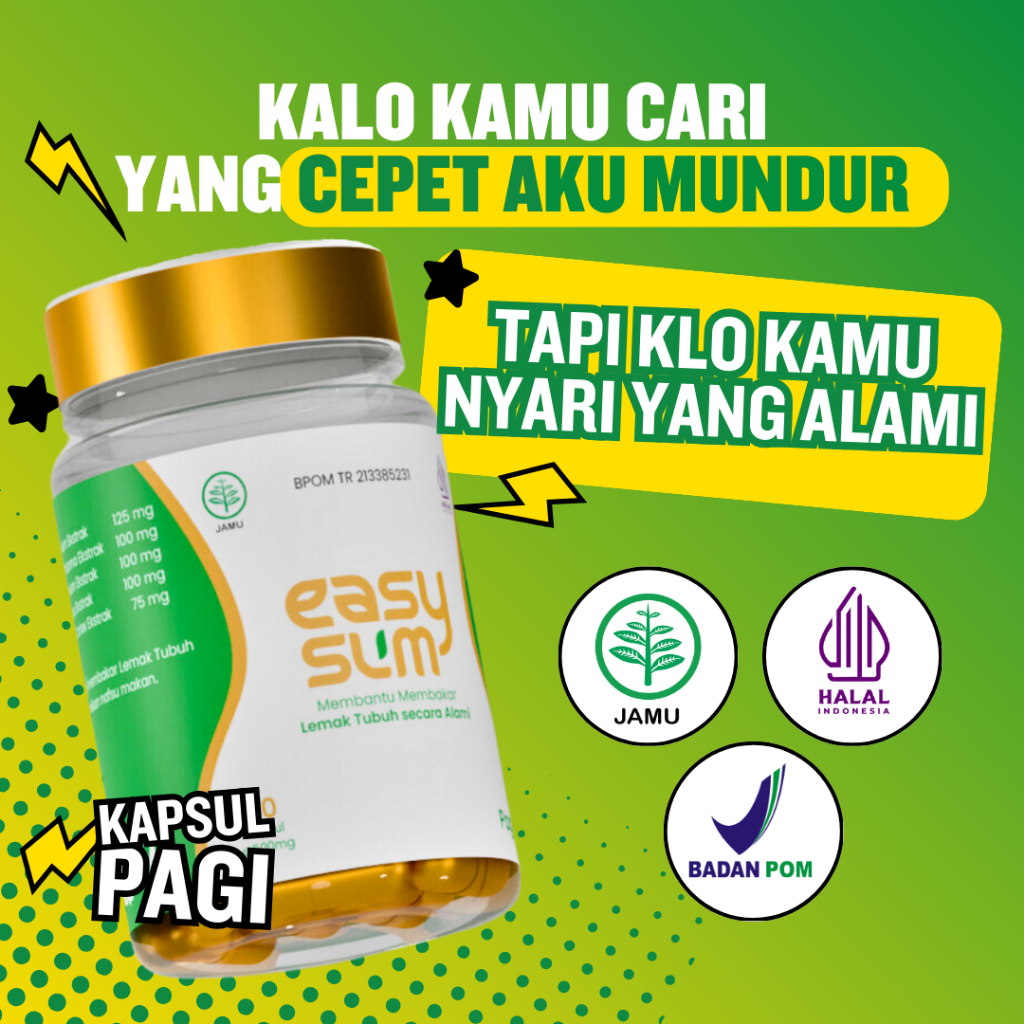 Jual Obat Diet Herbal by Easy Slim Fat Burner & Boost Metabolism